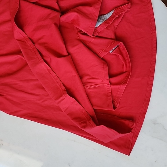 NWT Halara u-neck backless twisted cut-out red Barre & Ballet dress size medium - Picture 11 of 15